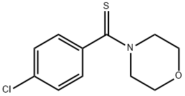 Methanethione, (4-chlorophenyl)-4-morpholinyl- Structure