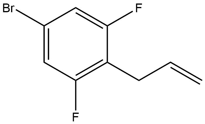 5-Bromo-1,3-difluoro-2-(2-propen-1-yl)benzene Structure