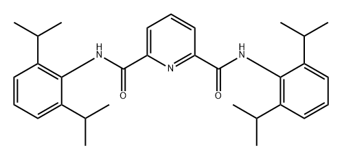 2,6-Pyridinedicarboxamide, N2,N6-bis[2,6-bis(1-methylethyl)phenyl]- Structure