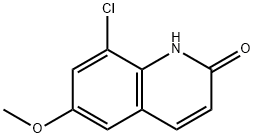 8-chloro-6-methoxyquinolin-2(1H)-one Structure