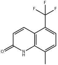 8-methyl-5-(trifluoromethyl)quinolin-2(1H)-one Structure