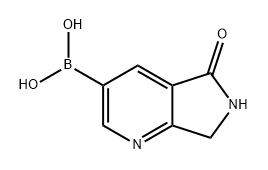 Boronic acid, B-(6,7-dihydro-5-oxo-5H-pyrrolo[3,4-b]pyridin-3-yl)- 구조식 이미지