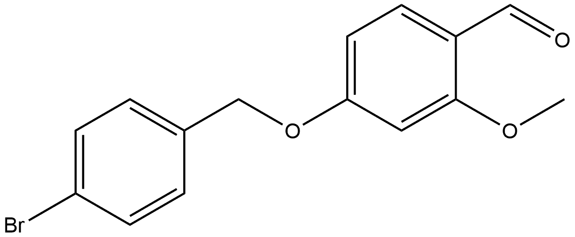 4-[(4-Bromophenyl)methoxy]-2-methoxybenzaldehyde Structure