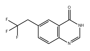 4(3H)-Quinazolinone, 6-(2,2,2-trifluoroethyl)- 구조식 이미지