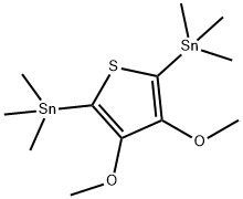 Stannane, 1,1'-(3,4-dimethoxy-2,5-thiophenediyl)bis[1,1,1-trimethyl- Structure