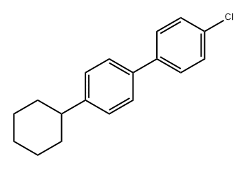 1,1'-Biphenyl, 4-chloro-4'-cyclohexyl- Structure