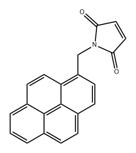 1H-Pyrrole-2,5-dione, 1-(1-pyrenylmethyl)- Structure