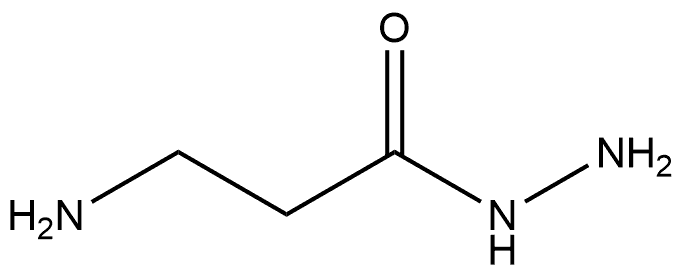 β-Alanine, hydrazide 구조식 이미지