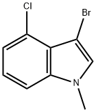 3-Bromo-4-chloro-1,N-methylindole Structure