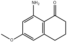 1(2H)-Naphthalenone, 8-amino-3,4-dihydro-6-methoxy- Structure