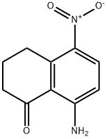 1(2H)-Naphthalenone, 8-amino-3,4-dihydro-5-nitro- Structure