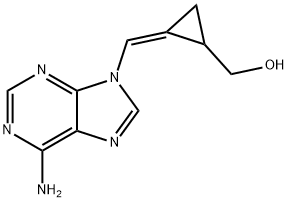 (Z)-(2-((6-Amino-9H-purin-9-yl)methylene)cyclopropyl)methanol Structure
