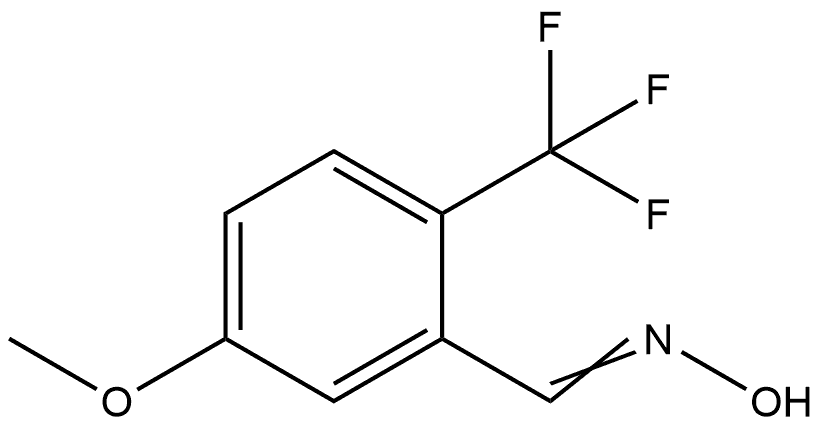 5-Methoxy-2-(trifluoromethyl)benzaldehyde oxime Structure