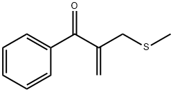 2-(methylthiomethyl)-1-phenylprop-2-en-1-one 구조식 이미지