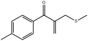 2-(methylthiomethyl)-1-(p-tolyl)prop-2-en-1-one Structure