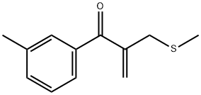 2-(methylthiomethyl)-1-(m-tolyl)prop-2-en-1-one Structure
