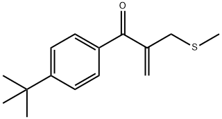 1-(4-(tert-butyl)phenyl)-2-(methylthiomethyl)prop-2-en-1-one Structure