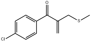 1-(4-chlorophenyl)-2-(methylthiomethyl)prop-2-en-1-one Structure