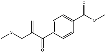 4-(2-(methylthiomethyl)acryloyl)benzoate Structure