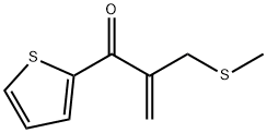 2-(methylthiomethyl)-1-(thiophen-2-yl)prop-2-en-1-one Structure