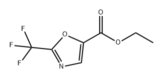 5-Oxazolecarboxylic acid, 2-(trifluoromethyl)-, ethyl ester Structure