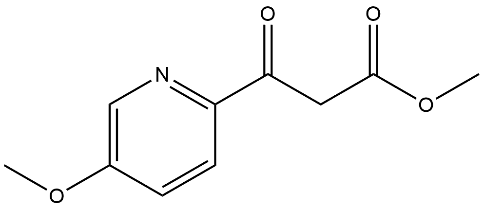 methyl
3-(5-methoxypyridin-2-yl)-3-oxopropanoate Structure