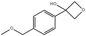 3-Oxetanol, 3-[4-(methoxymethyl)phenyl]- Structure