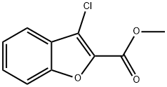 2-Benzofurancarboxylic acid, 3-chloro-, methyl ester Structure