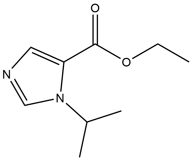 ethyl 1-isopropyl-1H-imidazole-5-carboxylate 구조식 이미지