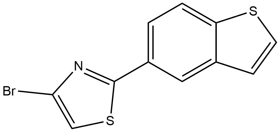 2-Benzo[b]thien-5-yl-4-bromothiazole Structure