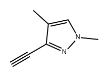 1H-Pyrazole, 3-ethynyl-1,4-dimethyl- Structure