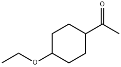 1-(4-ethoxycyclohexyl)ethan-1-one, Mixture of diastereomers Structure