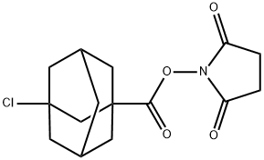 2,5-dioxopyrrolidin-1-yl-3-chloroadamantane-1-carboxylate Structure