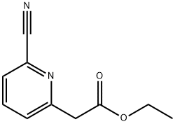 ethyl 2-(6-cyanopyridin-2-yl)acetate 구조식 이미지