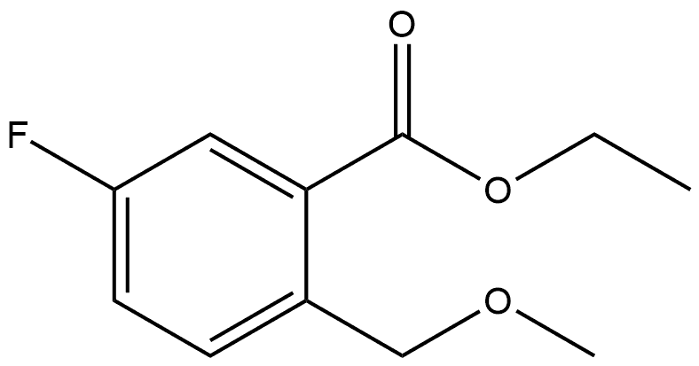 Ethyl 5-fluoro-2-(methoxymethyl)benzoate Structure