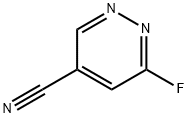 6-fluoropyridazine-4-carbonitrile Structure