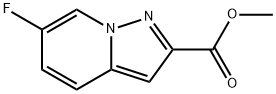 Pyrazolo[1,5-a]pyridine-2-carboxylic acid, 6-fluoro-, methyl ester Structure