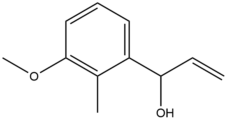 α-Ethenyl-3-methoxy-2-methylbenzenemethanol Structure