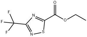 1,2,4-Thiadiazole-5-carboxylic acid, 3-(trifluoromethyl)-, ethyl ester 구조식 이미지