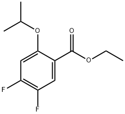 ethyl 4,5-difluoro-2-isopropoxybenzoate Structure