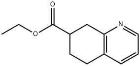 7-Quinolinecarboxylic acid, 5,6,7,8-tetrahydro-, ethyl ester Structure