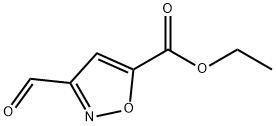 5-Isoxazolecarboxylic acid, 3-formyl-, ethyl ester 구조식 이미지