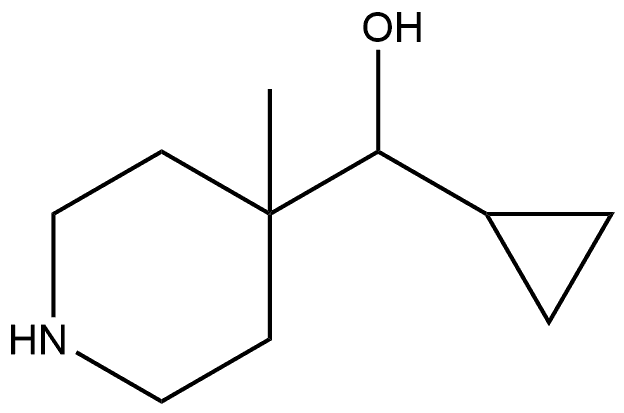 cyclopropyl(4-methylpiperidin-4-yl)methanol Structure