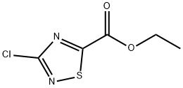 1,2,4-Thiadiazole-5-carboxylic acid, 3-chloro-, ethyl ester 구조식 이미지