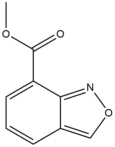 methyl benzo[c]isoxazole-7-carboxylate Structure