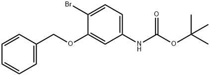 tert-Butyl (3-(benzyloxy)-4-bromophenyl)carbamate Structure