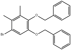 1,2-bis(benzyloxy)-5-bromo-3,4-dimethylbenzene Structure