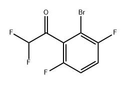 1-(2-Bromo-3,6-difluorophenyl)-2,2-difluoroethanone Structure