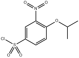 4-(1-Methylethoxy)-3-nitro-benzenesulfonyl chloride Structure