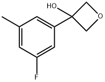 3-Oxetanol, 3-(3-fluoro-5-methylphenyl)- Structure